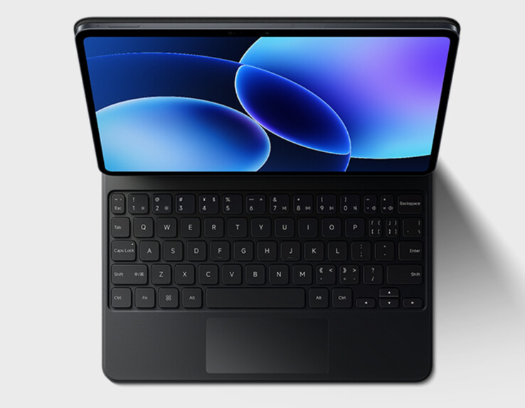 Klawiatura Xiaomi dla Pad 8 Pro - widok z góry na dół.