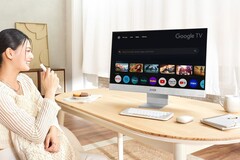 ASUS reklamuje ZenScreen Smart MS27UC jako monitor biurowy, który pełni funkcję kompaktowego smart TV. (Źródło zdjęcia: ASUS)