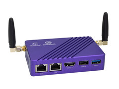 BPI-M5 Pro jest dostępny z opcjonalną metalową obudową. (Źródło zdjęcia: Banana Pi)