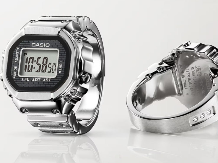 Zegarek pierścieniowy Casio CRW-001-1. (Źródło zdjęcia: Casio)