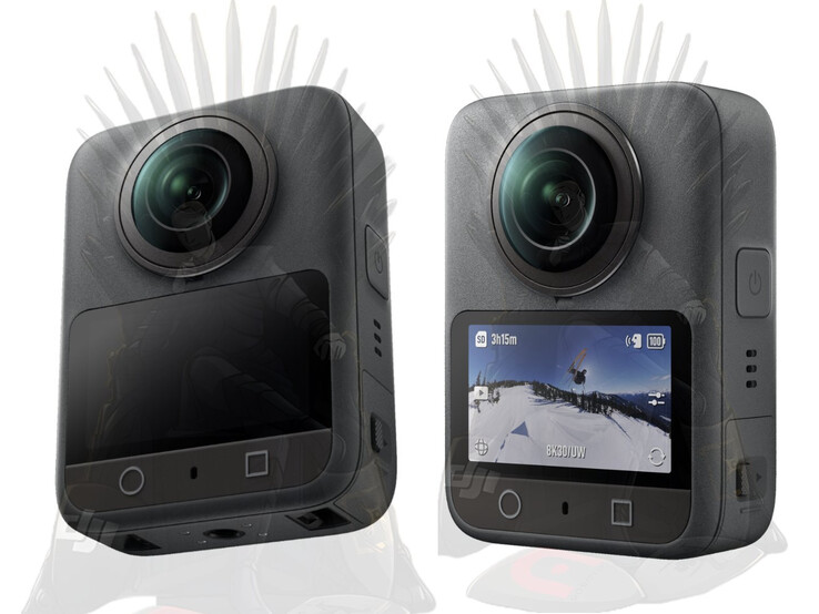 DJI Osmo 360 z wyłączonym i włączonym wyświetlaczem. (Źródło zdjęcia: via Igor Bogdanov)
