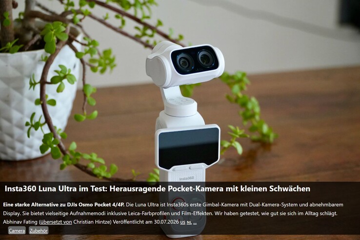 Nasza recenzja Insta360 Luna Ultra