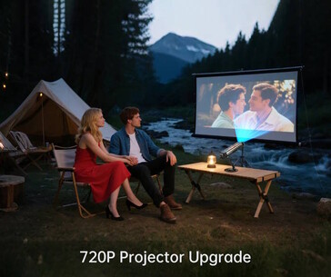 Wbudowany projektor może się przydać podczas wieczorów filmowych (źródło obrazu: 8849)