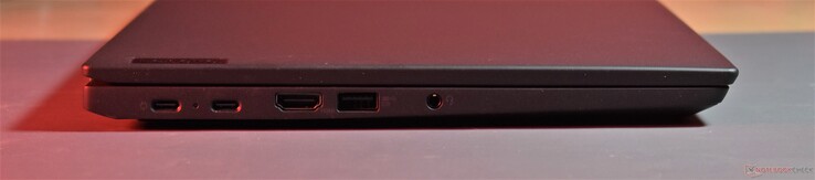 łącza: USB4, USB C 3.2 Gen 2, HDMI, USB A 3,2 Gen 1, 3,5 mm Audio