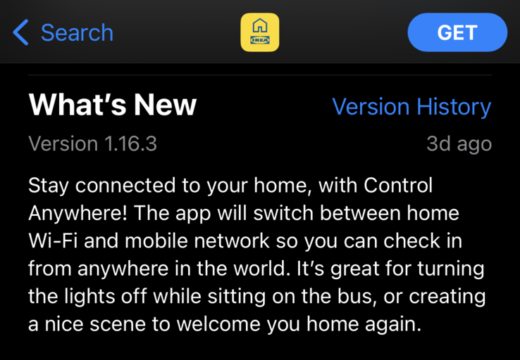 Funkcja Control Anywhere jest wprowadzana do aplikacji IKEA Home Smart. (Źródło zdjęcia: IKEA)