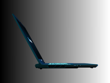 Widok z boku laptopa do gier Maingear Super 16 (źródło zdjęcia: Maingear PR)
