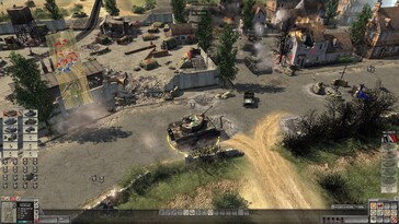 Na zdjęciu: zrzut ekranu z rozgrywki z gry „Men of War: Assault Squad 2”.