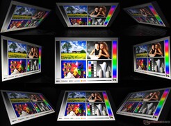 Niewielka utrata jasności i informacji o kolorze pod ekstremalnymi kątami