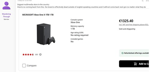 Ujawniono cenę Xbox Series X w UE