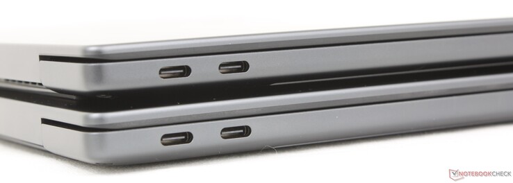 Góra: 2026 XPS 14 OLED, dół: 2026 XPS 14 IPS