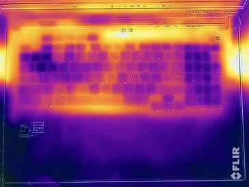 Test naprężeń w temperaturach powierzchniowych (góra)