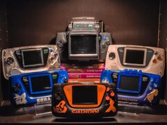 Kolekcja gier SEGA Game Gears na zdjęciu