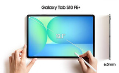 Galaxy Tab S10 FE+ będzie wyposażony w 13,1-calowy wyświetlacz. (Źródło obrazu: Evan Blass)