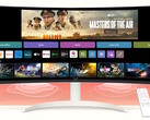 LG prezentuje zakrzywiony, 34-calowy monitor webOS VA o proporcjach 21:9 z funkcją strumieniowania multimediów, telewizją na żywo, Apple Airplay i Microsoft 365. (Źródło zdjęcia: LG)