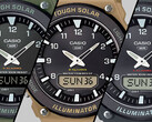 Od lewej do prawej (na zdjęciu), Casio AQS820W-3BV, AQS820W-5AV i AQS820W-1AV. (Źródło zdjęcia: Casio)