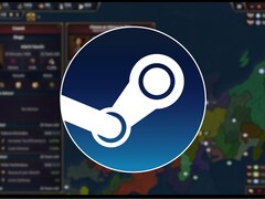 Obraz przedstawiający logo Steam i grę Age of History 3, teraz o 80% taniej na Steam.
