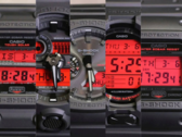 Od lewej do prawej: Casio GX-56BBR-1A, GA-700BBR-1A, GA-B2100BBR-1A, GD-O100BBR-1 i DW-5600BBR-1 - pełna linia "Black and Bold Red" G-Shock na jednym zdjęciu. (Źródło zdjęcia: @morgan_gshock via Instagram)