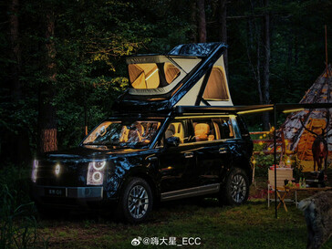 Zapowiedź SUV-a Hongqui G9 z namiotem dachowym