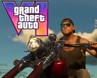 Baner GTA 6 przedstawiający Jasona na motocyklu (źródło obrazu: zrzut ekranu, Rockstar Games YouTube z poprawkami)