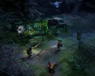 Ilustracja przedstawiająca świat gry i postacie z tytułu „Mutant Year Zero: Road to Eden”, obecnie dostępnego z 70% zniżką.