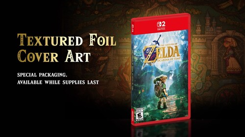 Zaprezentowano okładkę z teksturowanej folii do remake’u gry „Zelda: Ocarina of Time”