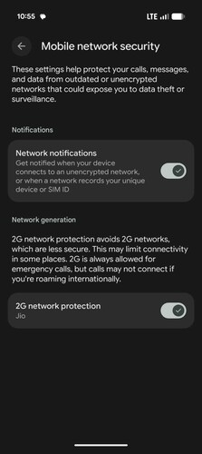 Opcje bezpieczeństwa sieci komórkowej