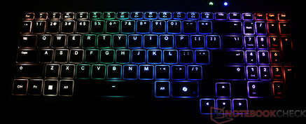 Podświetlenie klawiatury (tutaj w RGB jako przykład)