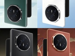 Honor wprowadzi na rynek Magic V3 w czterech stylowych kolorach (przynajmniej w Chinach) ze skóropodobnym tyłem. (Źródło zdjęcia: Honor, edytowane)