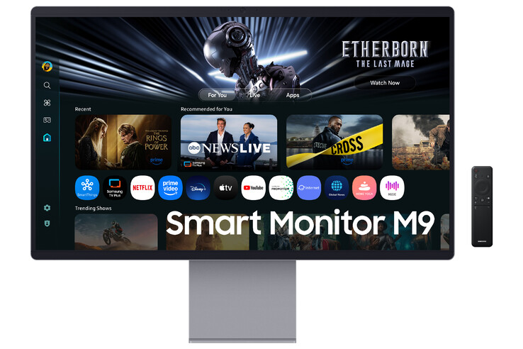 Nowy monitor M90SF QD-OLED ma metalową ramkę (źródło obrazu: Samsung)