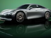 Mercedes EQC sedan może wziąć kilka wskazówek projektowych z EQXX, który jest przedstawiony tutaj (Image: Mercedes)