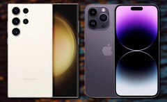 Cena Samsunga Galaxy S23 Ultra zaczyna się od 100 USD więcej niż cena Apple iPhone 14 Pro Max. (Źródło obrazu: Samsung & Apple & Unsplash - edytowane)