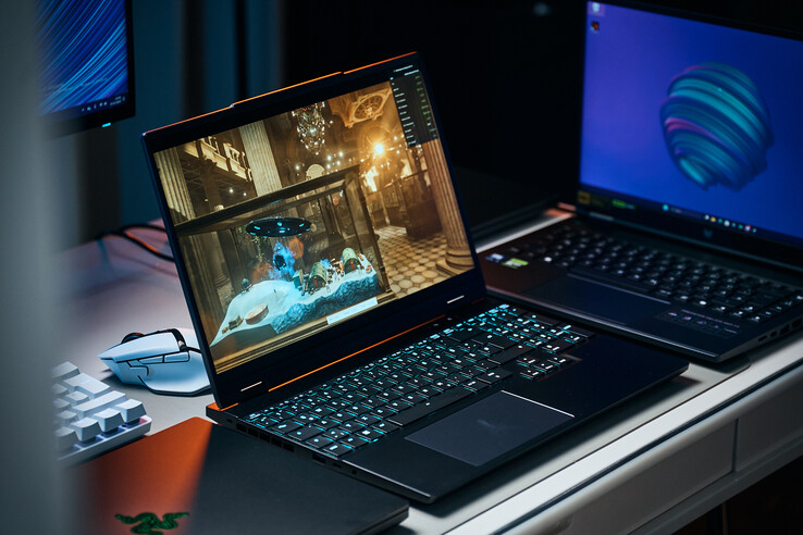 XMG Fusion/Core 15 i Razer Blade oferują w pełni wydajne procesory graficzne, pomimo swoich kompaktowych obudów.