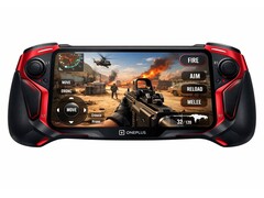 Nieoficjalny render koncepcyjny rzekomego gamingowego handhelda OnePlus Android.