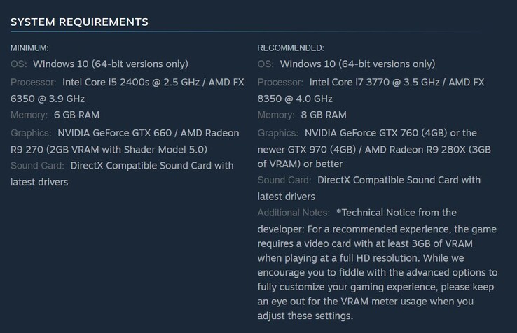 Wymagania systemowe Assassins Creed Syndicate. (Źródło obrazu: Steam)