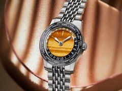 Zegarek Baltic Heures du Monde z tarczą w kształcie tygrysiego oka