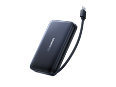 Magnetyczny power bank Baseus PicoGo AM61 (na zdjęciu) z chowanym kablem USB-C. (Źródło zdjęcia: Baseus)