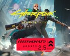 Wyświetlony baner aktualizacji 2.5 Cyberpunk 2077 Edgerunners 2