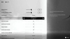 tryb 60 FPS jest dostępny, ale lepiej jest włączyć raytracing (źródło obrazu: Notebookcheck)