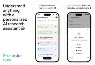 Aplikacja NotebookLM będzie dostępna dla iPhone'ów, iPadów i urządzeń Android. (Źródło obrazu: Google)