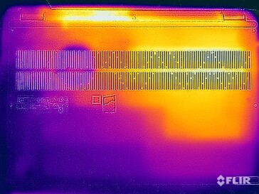 Badanie naprężenia temperaturowego powierzchni (dół)