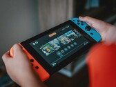 Zdjęcie konsoli Nintendo Switch podczas użytkowania