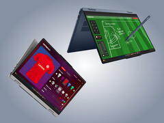 Najnowszy IdeaPad 5a 2 w 1 Lenovo jest dostępny w wykończeniach Cosmic Blue i Luna Grey.