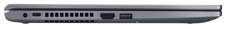 Po lewej: złącze zasilania, USB 3.2 Gen 1 (USB-C), HDMI, USB 3.2 Gen 1 (USB-A)