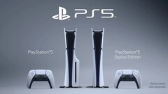 PS5 Slim (na zdjęciu) wydany pod koniec 2023 roku był pierwszym poważnym odświeżeniem PlayStation 5. (Źródło zdjęcia: PlayStation)