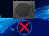 Gramofon firmy Sony przedstawiony powyżej Płyta z grą na PS5