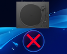 Gramofon firmy Sony przedstawiony powyżej Płyta z grą na PS5