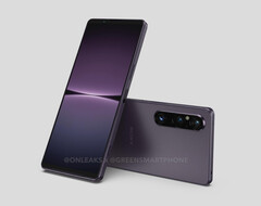 Xperia 1 V będzie trudna do odróżnienia od poprzednika. (Źródło zdjęć: GreenSmartphones &amp;amp; @OnLeaks)