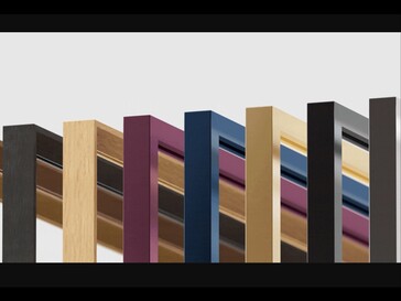 Kolekcja dostępnych opcji ramek dla telewizora Amazon Ember Artline.