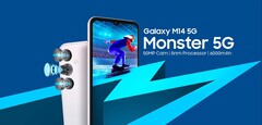 Galaxy M14. (Źródło: Samsung via Amazon.in)