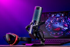 ROG Carnyx to mikrofon pojemnościowy USB z bezpośrednim monitorowaniem słuchawek (źródło obrazu: Asus)